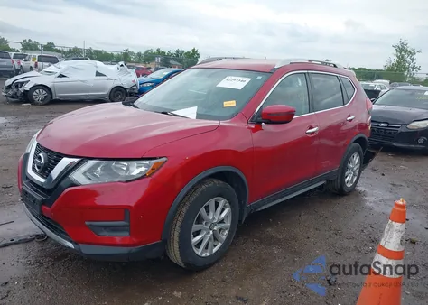 2017 Nissan Rogue Sv z USA, uszkodzony, nr VIN JN8AT2MV7HW264830